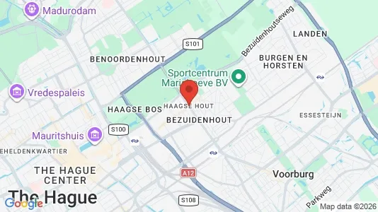 Apartments for rent i The Hague Haagse Hout - kort over placeringen