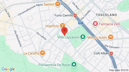 Apartments for rent i Roma Municipio VIII – Appia Antica - kort over placeringen