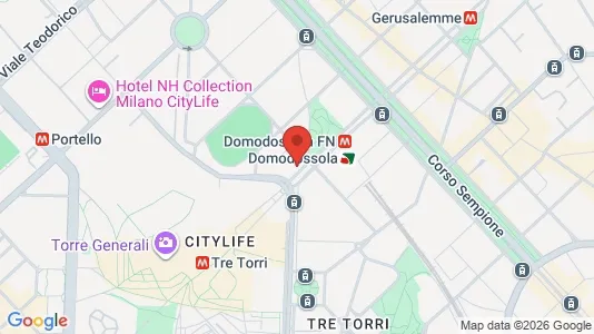 Apartments for rent i Milano Zona 1 - Centro storico - kort over placeringen