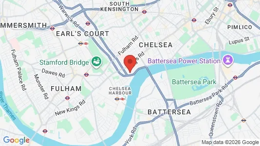Houses for rent i London SW10 - kort over placeringen
