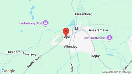 Houses for rent i Lejre - kort over placeringen