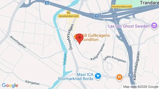 Apartments for rent i Borås - kort over placeringen