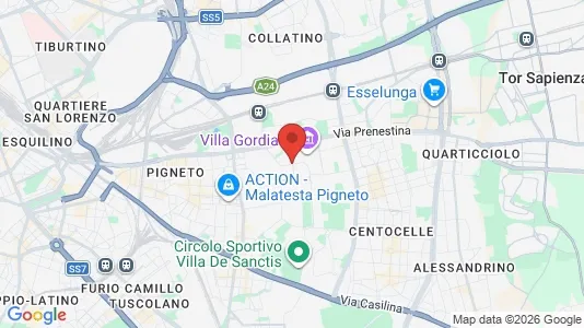 Apartments for rent i Roma Municipio VI – Roma Delle Torri - kort over placeringen