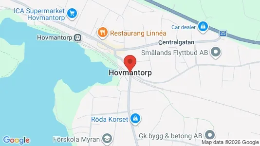 Apartments for rent i Växjö - kort over placeringen