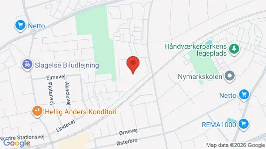 Apartments for rent i Slagelse - kort over placeringen
