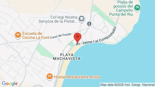 Apartments for rent i El Campello - kort over placeringen