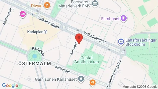 Apartments for rent i Östermalm - kort over placeringen