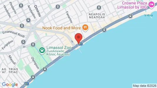 Apartments for rent i Limassol - kort over placeringen