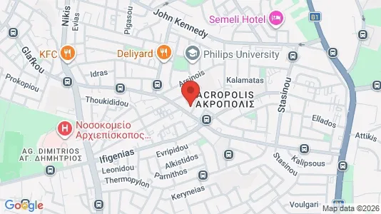 Apartments for rent i Nicosia Strovolos - kort over placeringen
