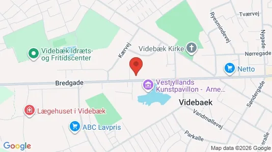 Apartments for rent i Videbæk - kort over placeringen