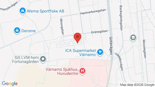 Apartments for rent i Värnamo - kort over placeringen