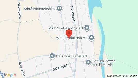 Rooms for rent i Bollnäs - kort over placeringen