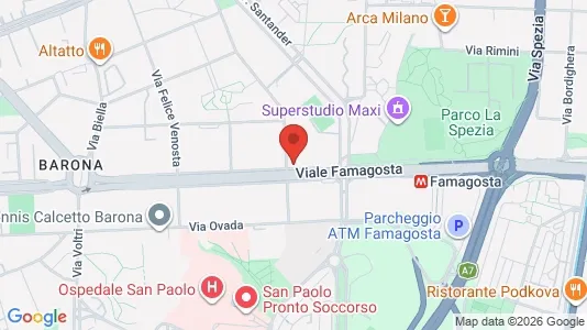 Rooms for rent i Milano Zona 6 - Barona, Lorenteggio - kort over placeringen