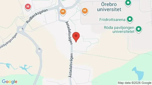 Apartments for rent i Örebro - kort over placeringen