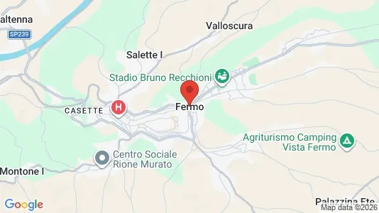 Apartments for rent i Fermo - kort over placeringen