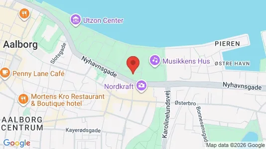 Apartments for rent i Aalborg Center - kort over placeringen