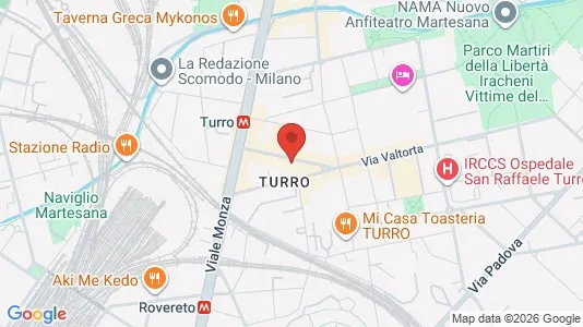 Apartments for rent i Milano Zona 2 - Stazione Centrale, Gorla, Turro, Greco, Crescenzago - kort over placeringen