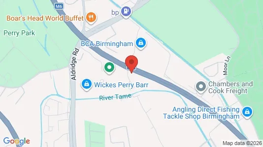 Apartments for rent i Birmingham - West Midlands - kort over placeringen