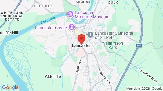 Houses for rent i Lancaster - Lancashire - kort over placeringen