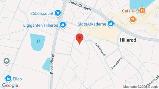 Apartments for rent i Hillerød - kort over placeringen
