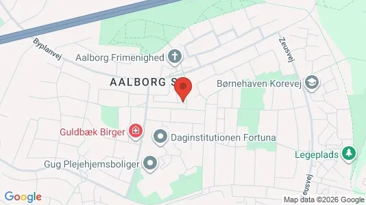 Apartments for rent i Aalborg SØ - kort over placeringen