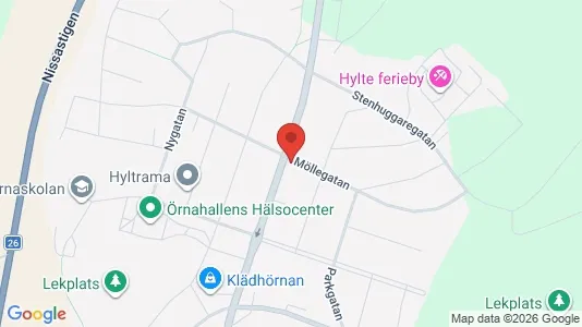 Apartments for rent i Hylte - kort over placeringen