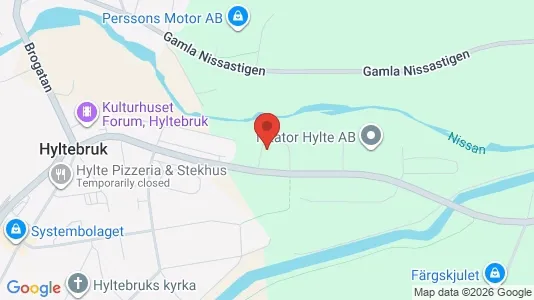 Apartments for rent i Hylte - kort over placeringen