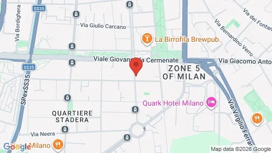 Rooms for rent i Milano Zona 5 - Vigentino, Chiaravalle, Gratosoglio - kort over placeringen
