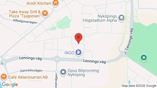 Apartments for rent i Nyköping - kort over placeringen