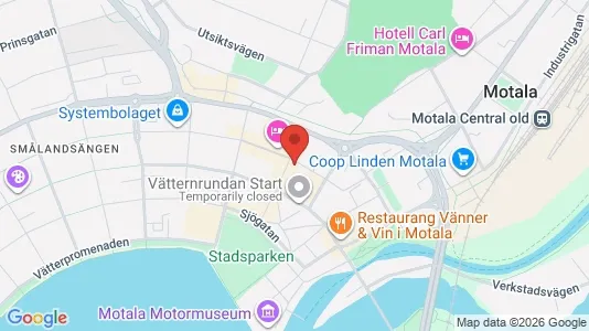 Apartments for rent i Motala - kort over placeringen