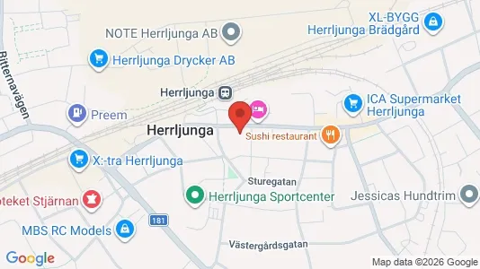 Apartments for rent i Herrljunga - kort over placeringen