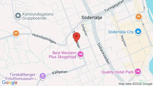 Apartments for rent i Södertälje - kort over placeringen