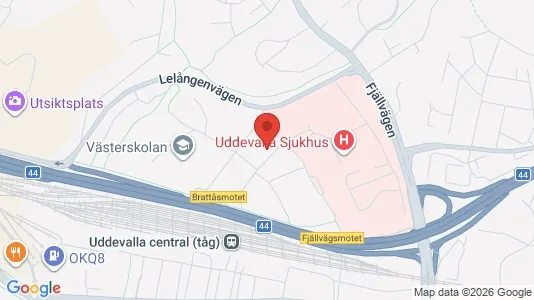 Apartments for rent i Uddevalla - kort over placeringen