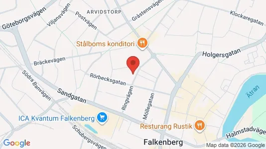 Apartments for rent i Falkenberg - kort over placeringen
