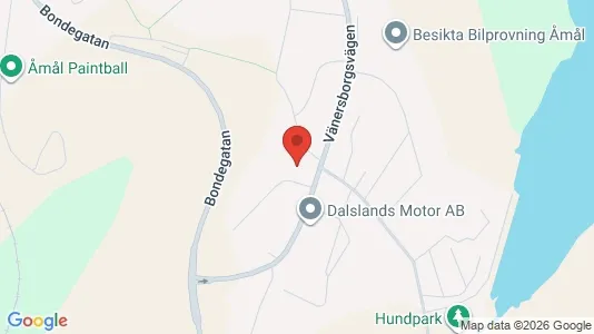 Apartments for rent i Åmål - kort over placeringen