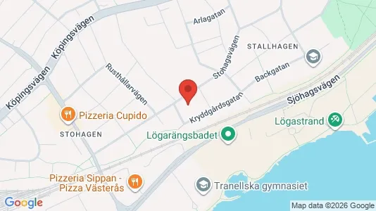Apartments for rent i Västerås - kort over placeringen