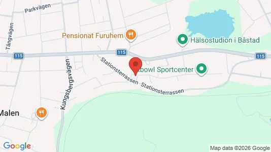 Apartments for rent i Båstad - kort over placeringen