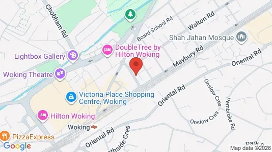 Apartments for rent i Woking - Surrey - kort over placeringen