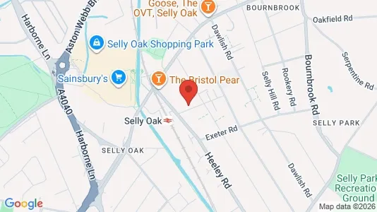 Rooms for rent i Birmingham - West Midlands - kort over placeringen