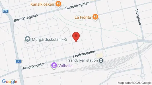 Apartments for rent i Sandviken - kort over placeringen