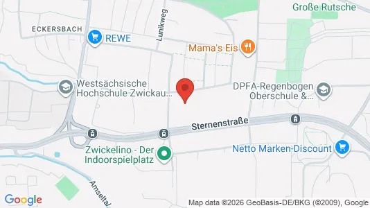Apartments for rent i Zwickau - kort over placeringen