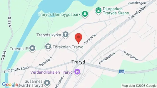 Apartments for rent i Markaryd - kort over placeringen