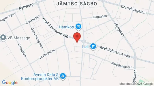 Apartments for rent i Avesta - kort over placeringen
