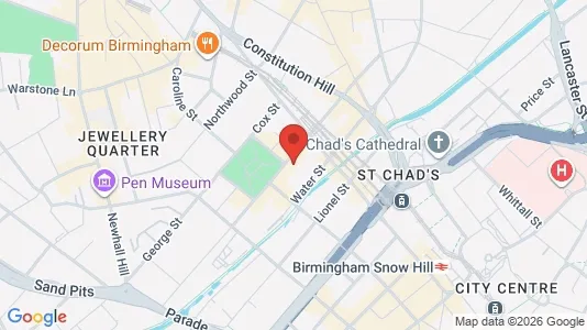 Apartments for rent i Birmingham - West Midlands - kort over placeringen
