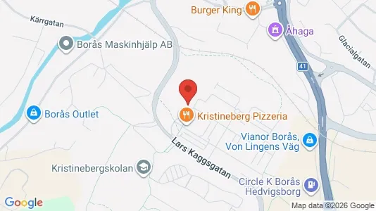 Apartments for rent i Borås - kort over placeringen