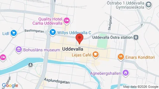 Apartments for rent i Uddevalla - kort over placeringen
