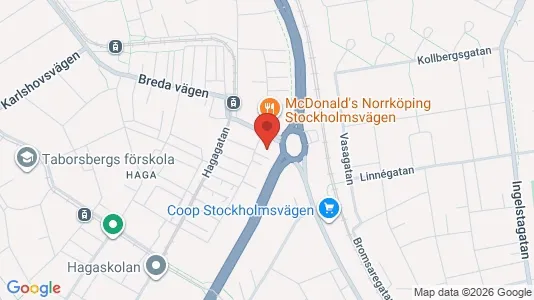 Apartments for rent i Norrköping - kort over placeringen