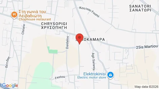 Apartments for rent i Chania - kort over placeringen