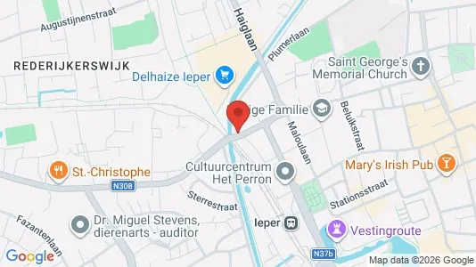 Apartments for rent in Ieper - Photo from Google Street View