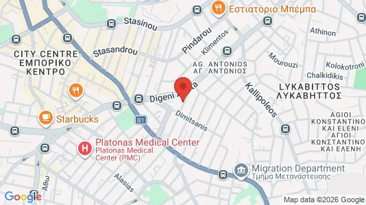 Apartments for rent i Nicosia - kort over placeringen